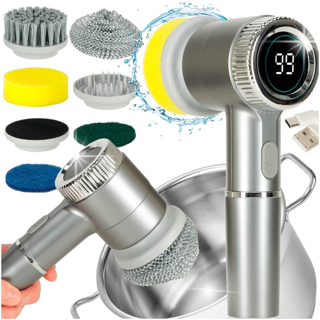 Electric washer brush multifunctional black