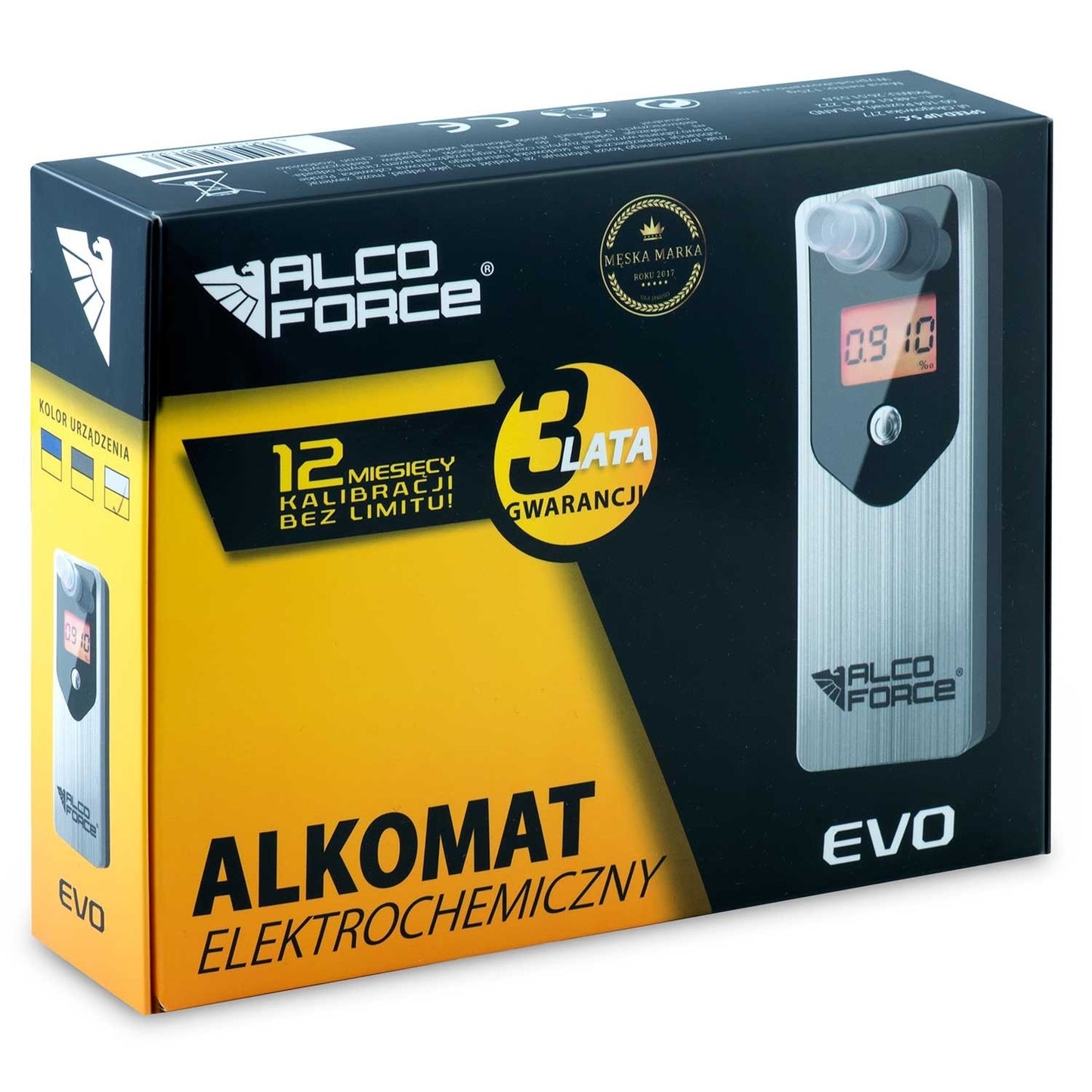 Electrochemical breathalyzer AlcoForce EVO-SILVER