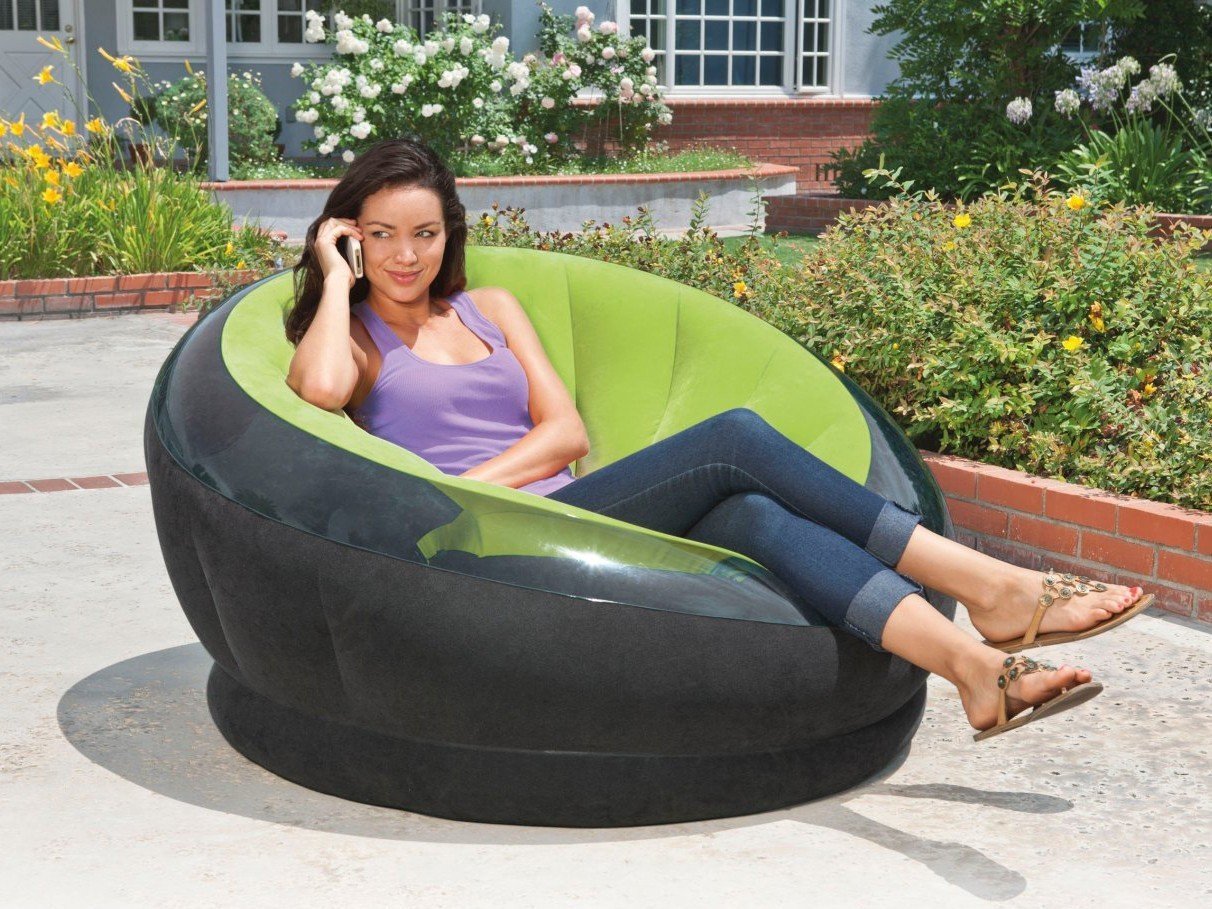 Empire inflatable chair 112 x 109 x 69 cm INTEX 68581