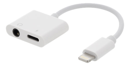 Epzi Adapter Lightning to AUX 3.5mm & Lightning - White