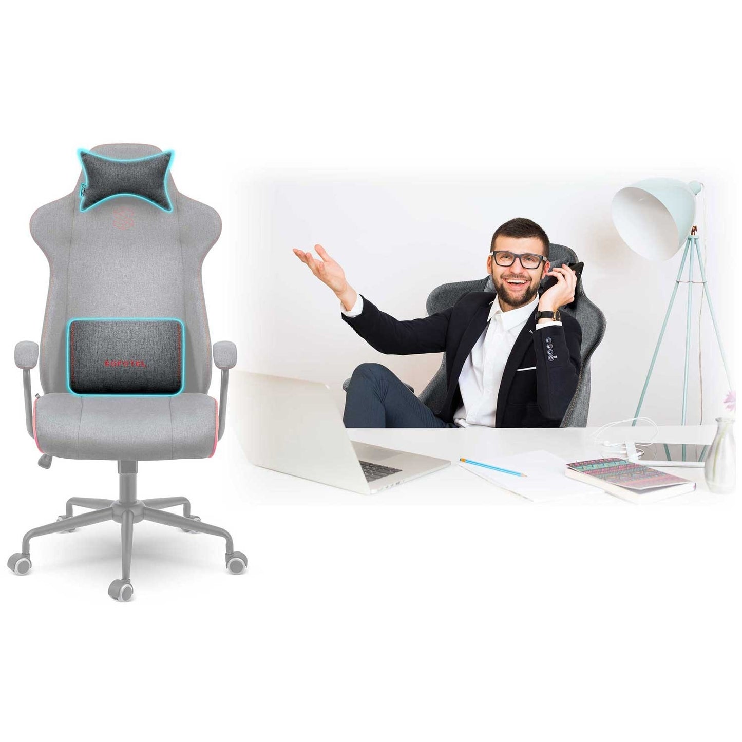 Ergonomic Office Chair Sofotel Verona - Gray - 2583