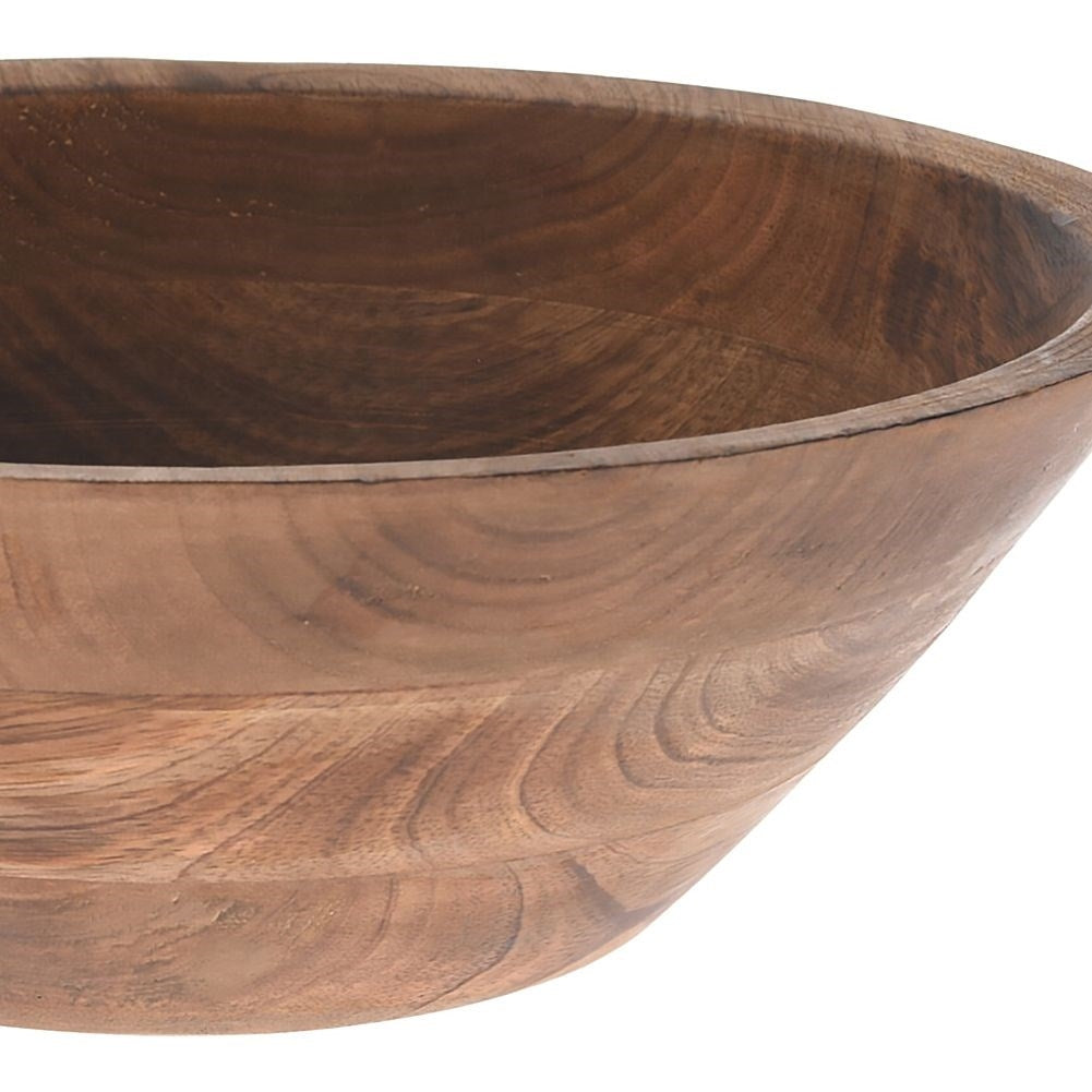 Exotic Mango Wood Bowl - Perfect for Fruit & Serving