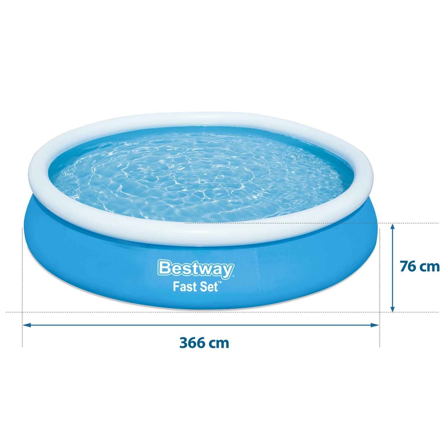Expansion garden pool 366 x 76 cm 9in1 Bestway 57274
