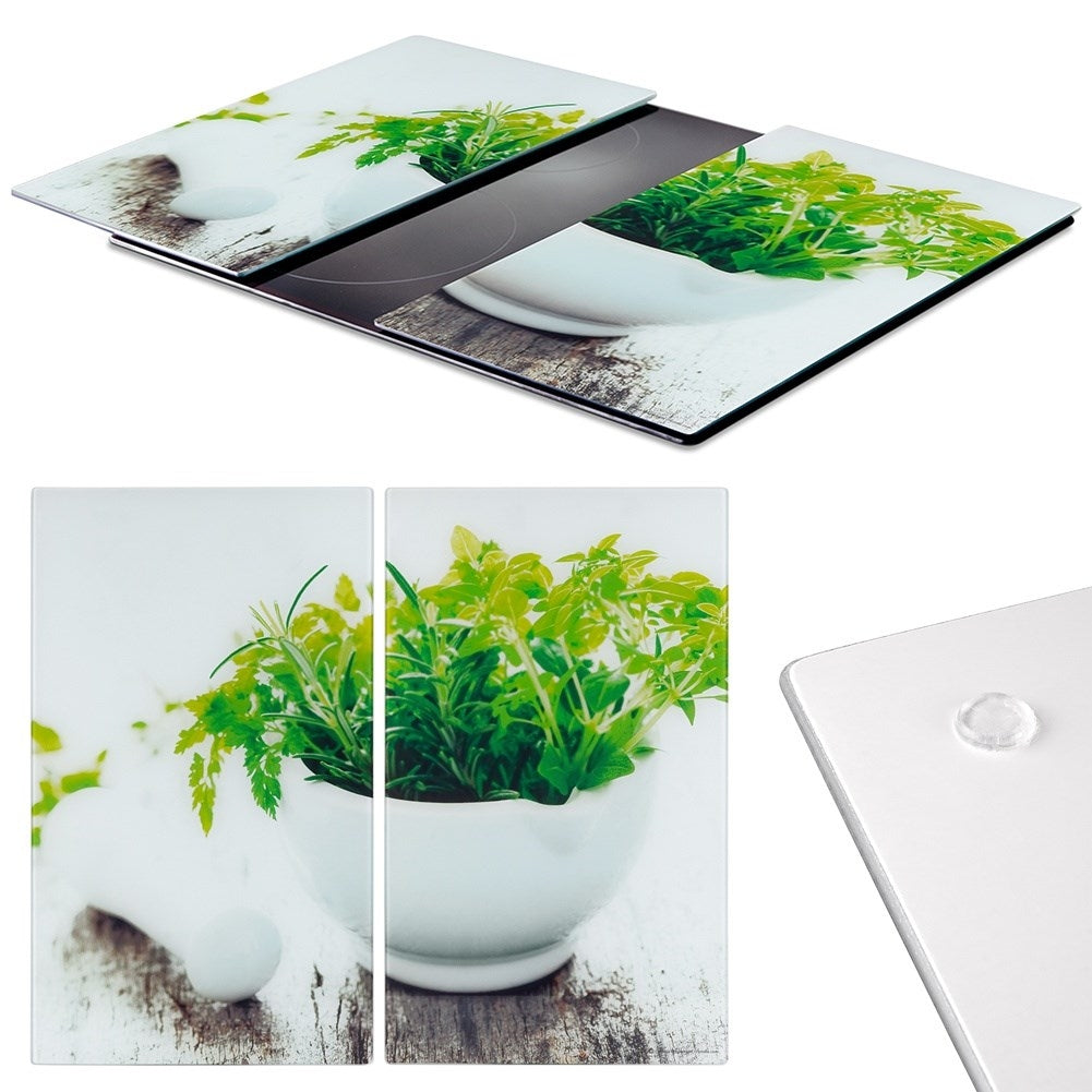 Extra workspace: Set of two cutting boards for the kitchen