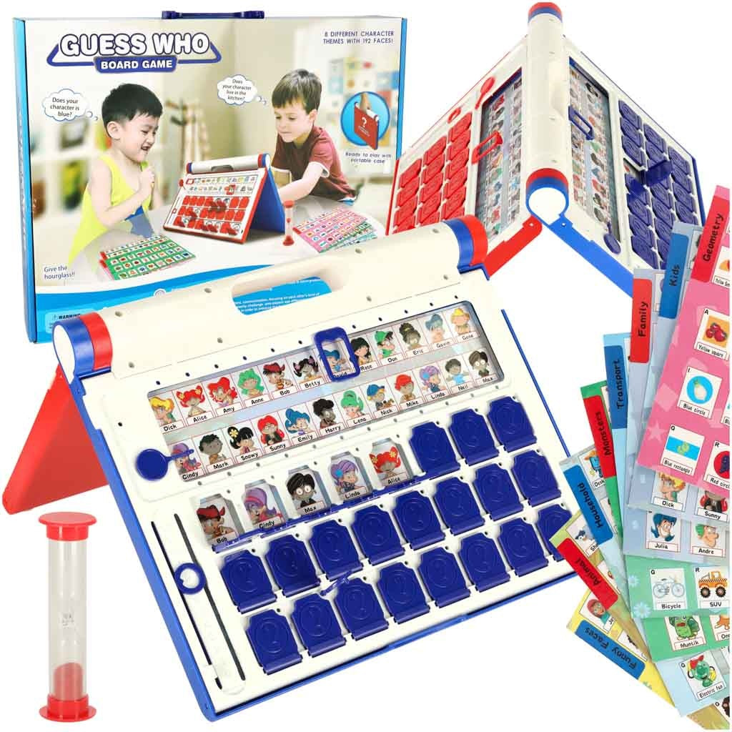 Family game Guess Who? Guess What? 8 game boards