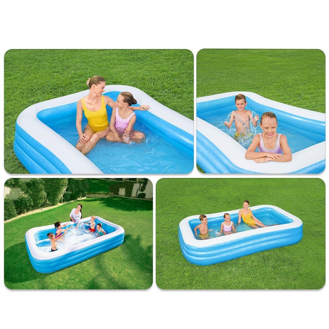Family inflatable pool 305 x 183 x 56 cm 2in1 Bestway 54009
