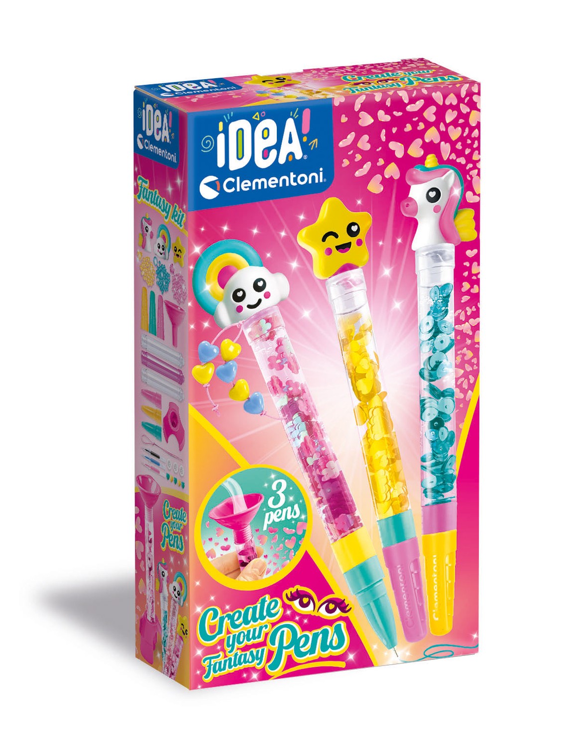 DIY Fantasy Pen Kit for Kids, Includes 3 Unique Pens