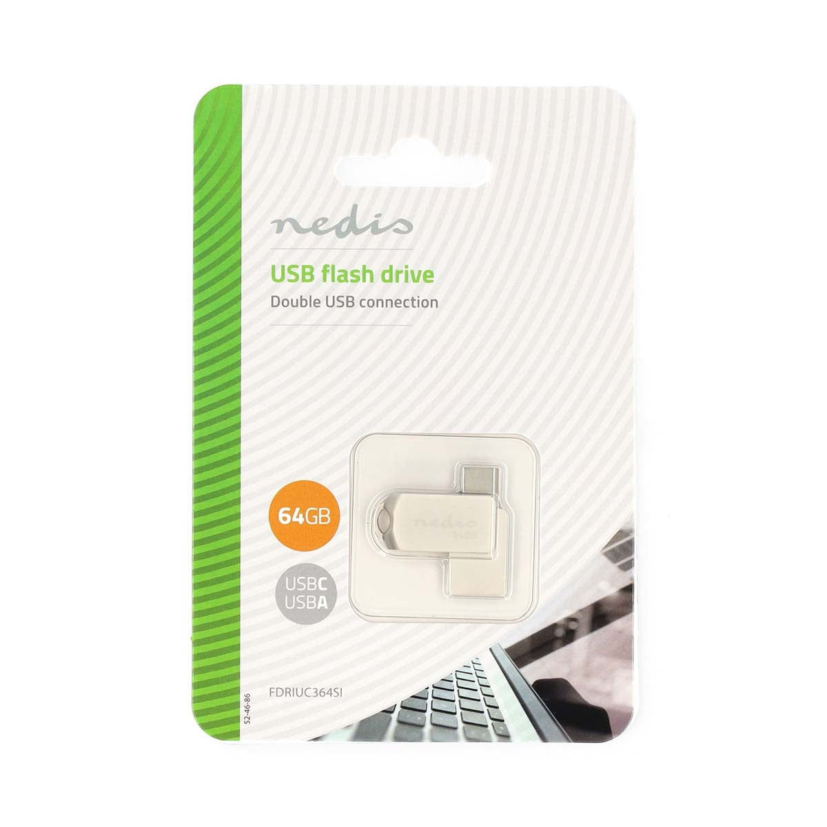 Flash Drive | 64 GB | USB-A / USB-C™ | Read speed: 90 MB/s | Write speed: 20 MB/s