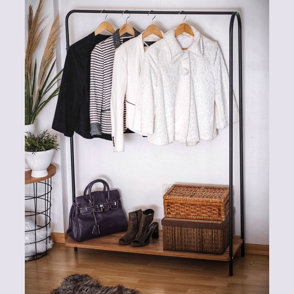 Floor hanger with shoe shelf for home and office