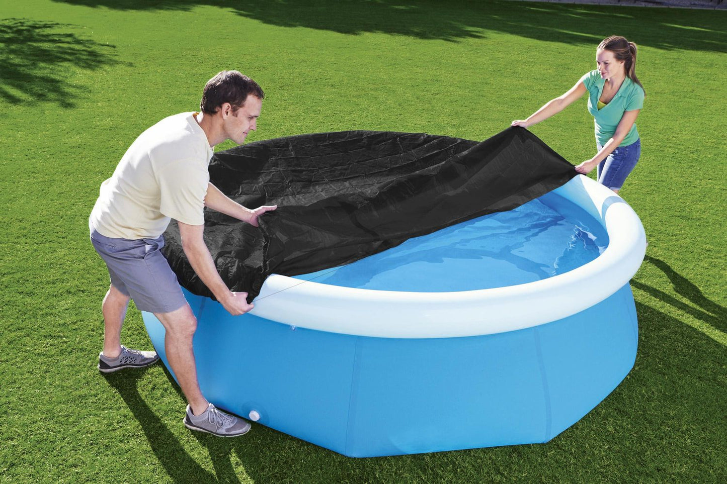 Flowclear Pool Cover Fast Set 244 Cm