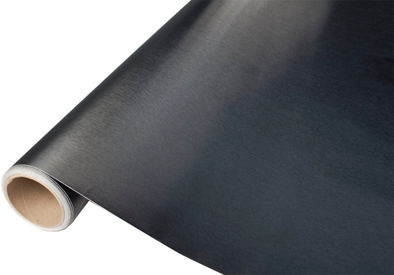 Foil roll metallic brushed black 1,52x30m