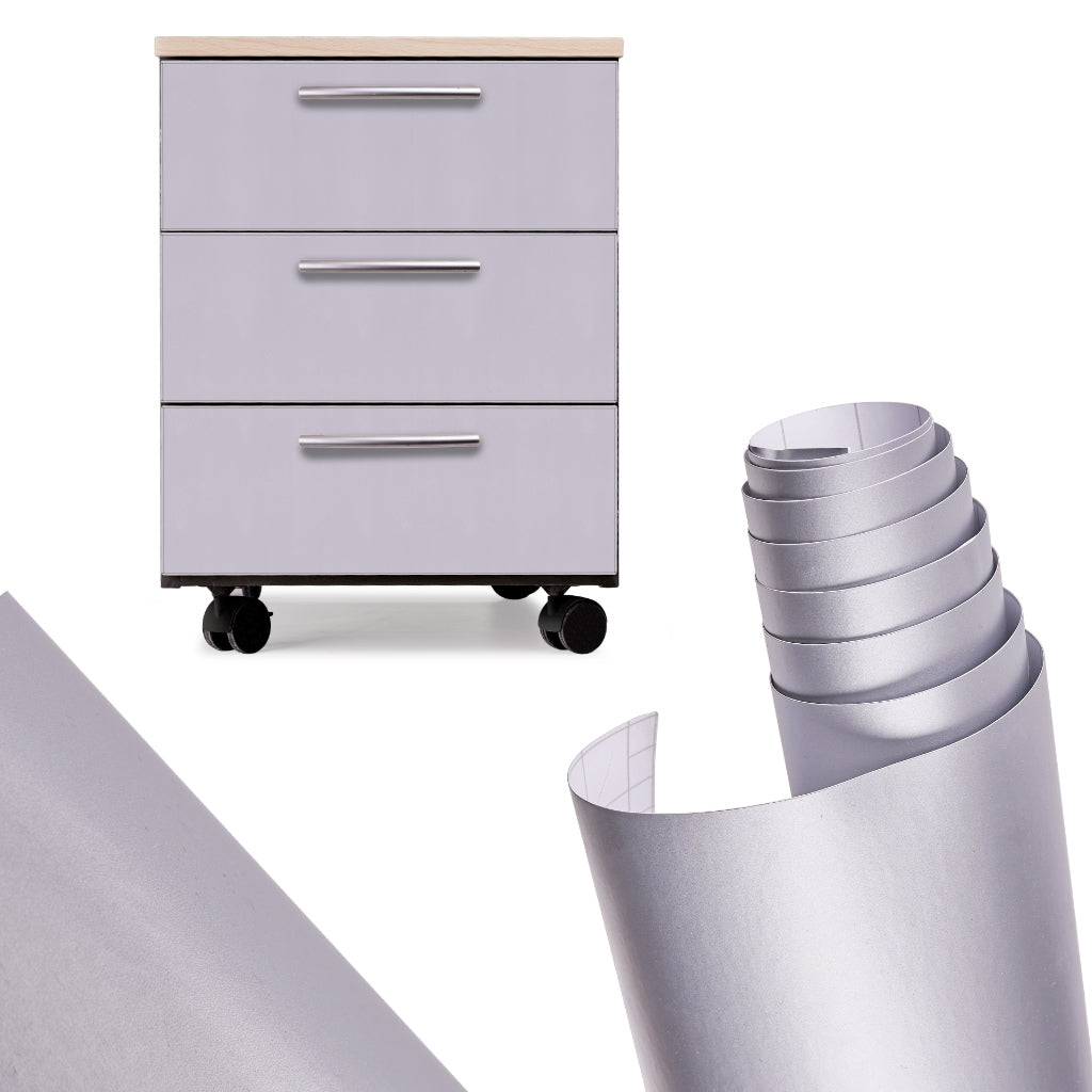 Foil roll smooth silver 1,52x28m