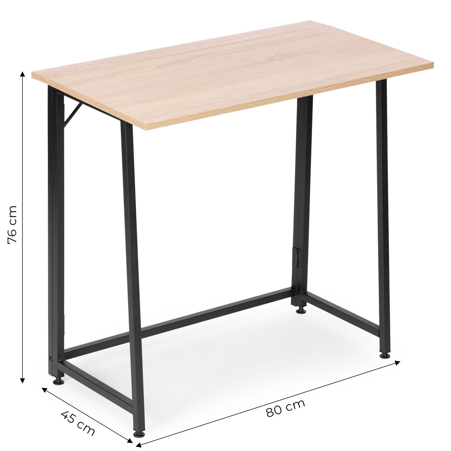 Foldable Laptop Desk, 80x45 cm, MDF, Loft Style
