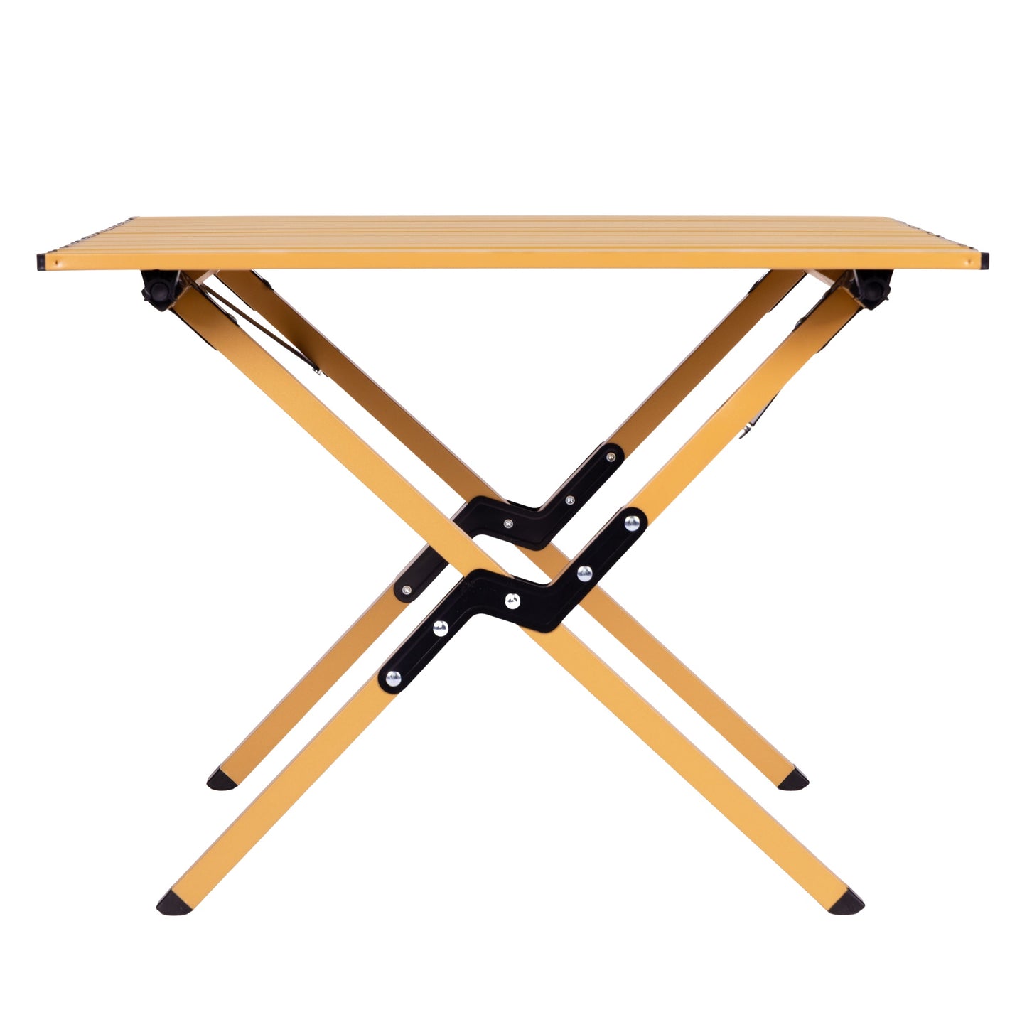 Folding Camping Table 60x60 cm with Bag, Carbon Steel