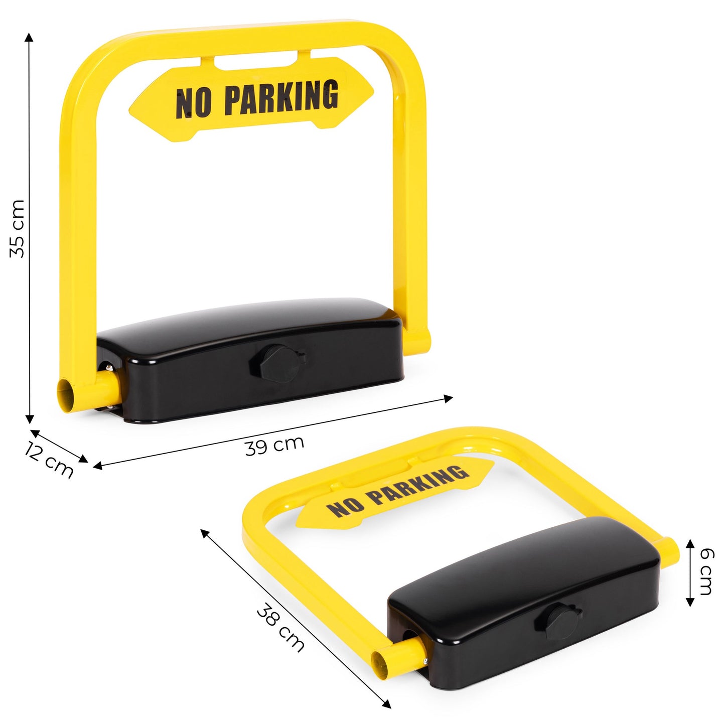 Folding Parking Lock with Remote, Alarm, Waterproof