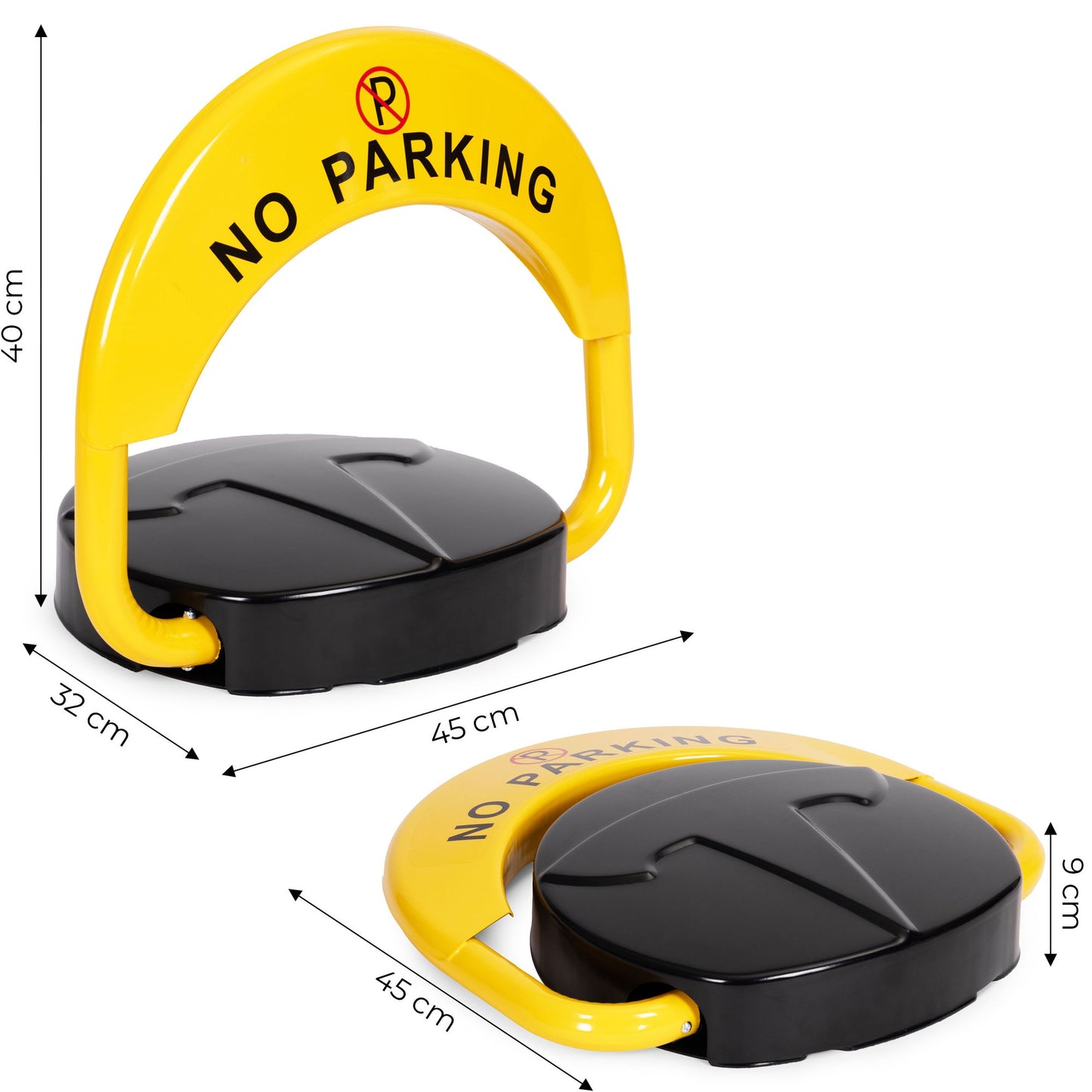 Folding Parking Lock with Remote, Alarm, Waterproof