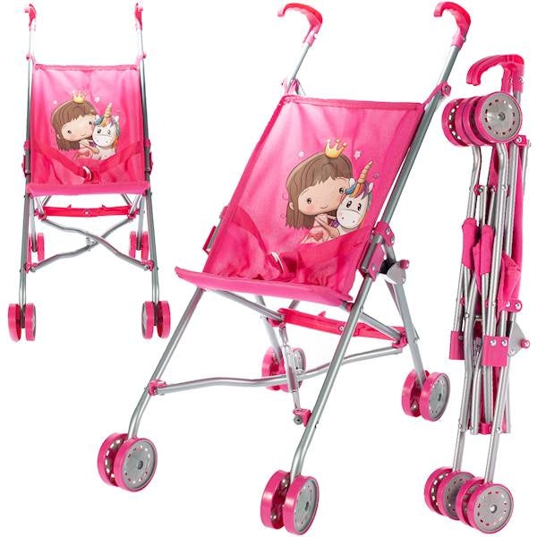 Folding umbrella pushchair for dolls pram