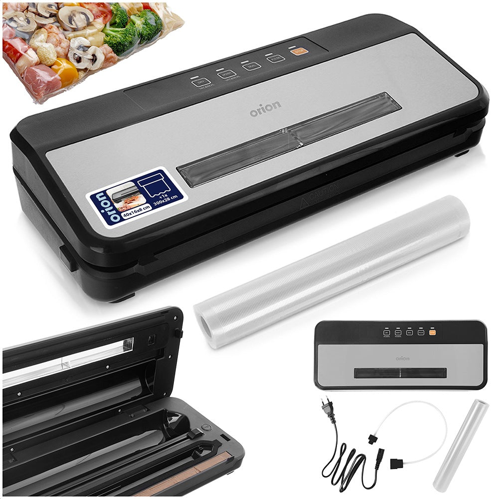 Food vacuum sealer with hose and foil