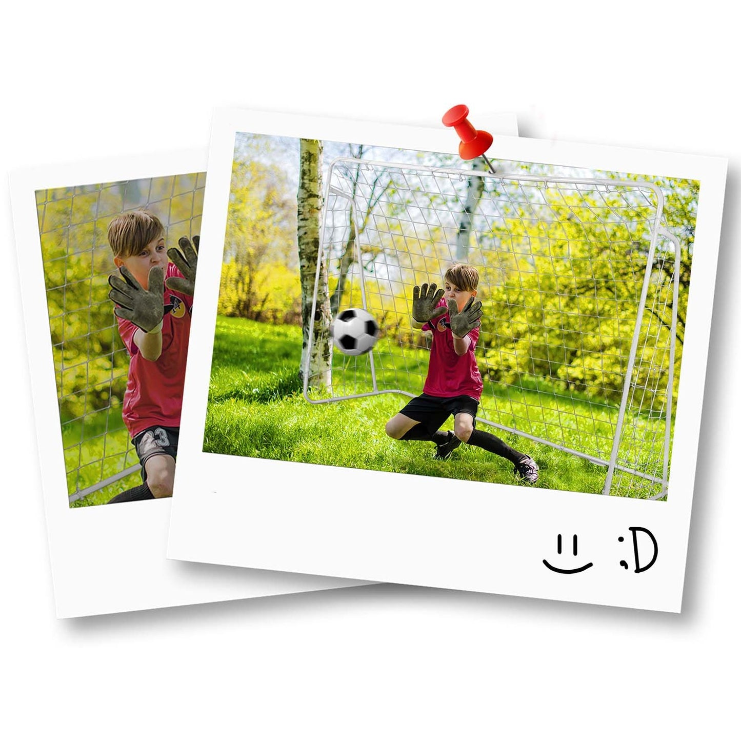 Football goal 183 x 122 x 61cm NS-492 black