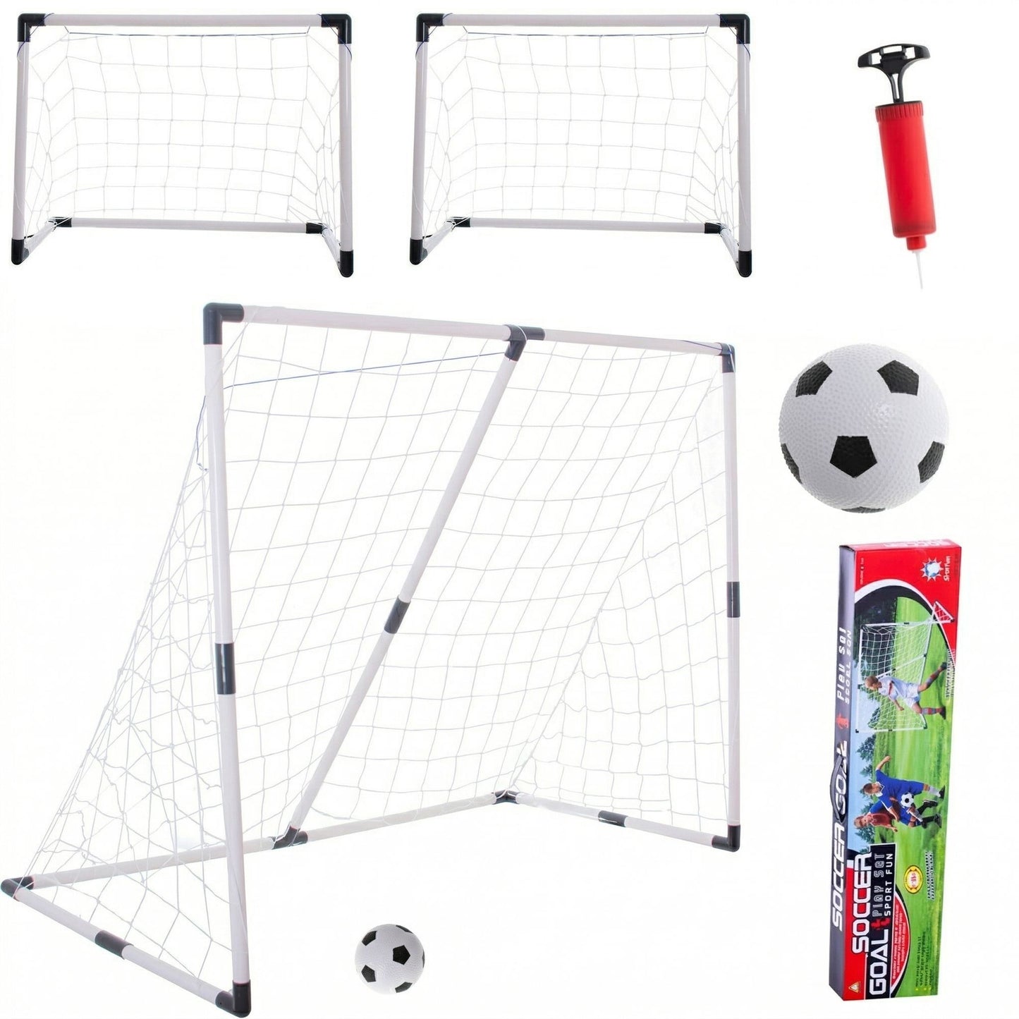 Football goal for children 2in1 185x120x70cm