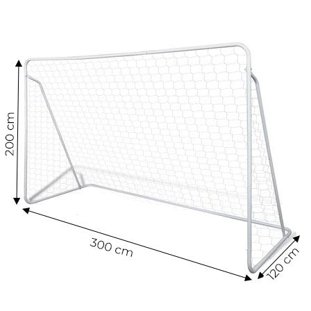 Football goal with football net 300x200cm ECOTOYS