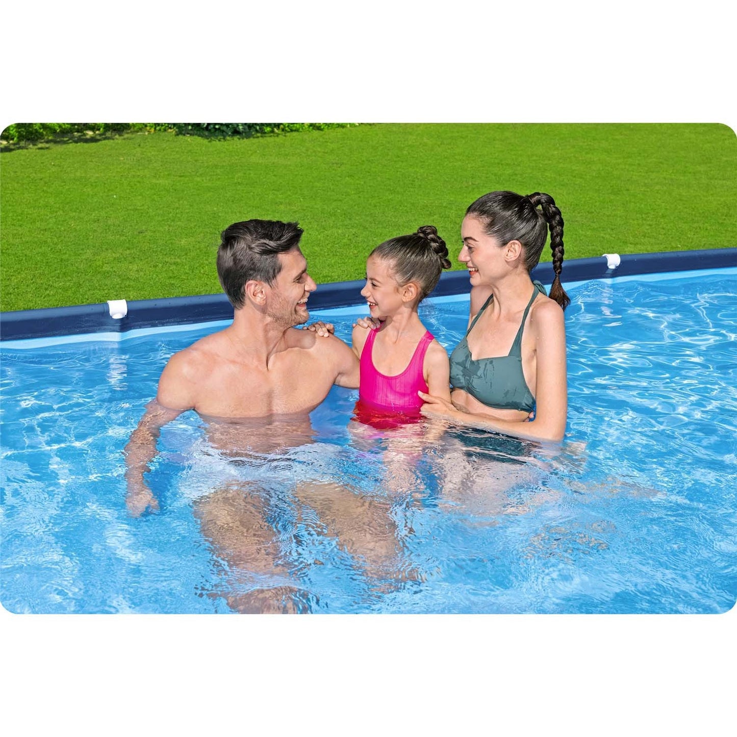 Frame garden pool 400 x 211 x 81 cm 15in1 Bestway 56405N