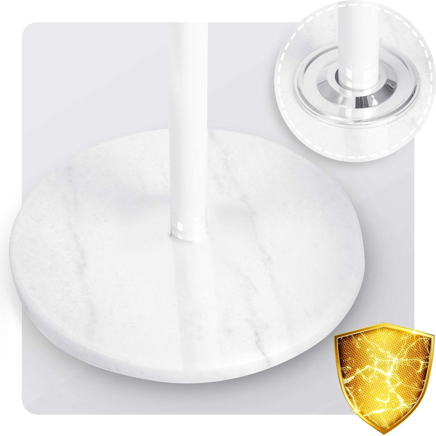 Freestanding clothes hanger with marble base Massido 684101