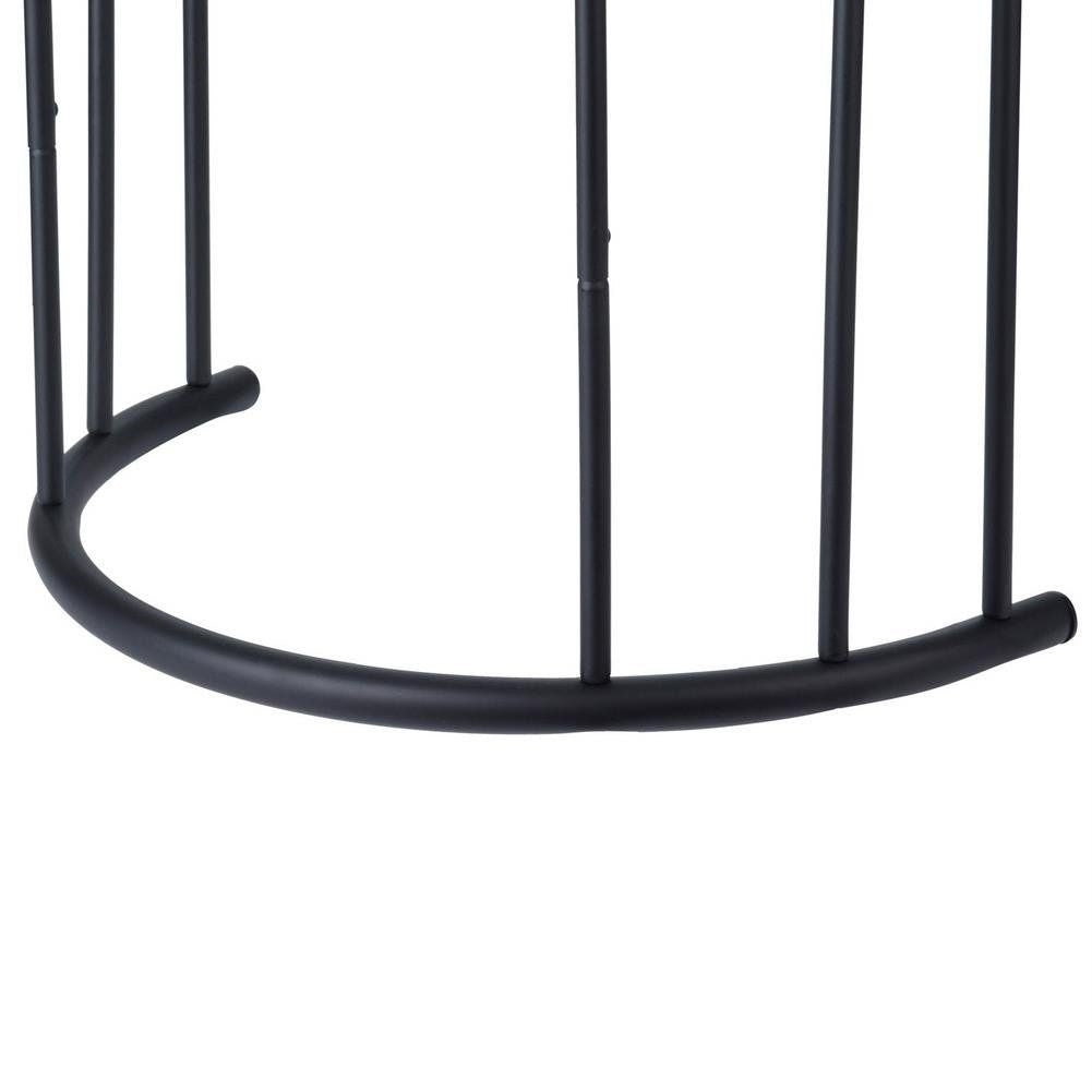 Freestanding towel rack with 3 cross bars for clothes