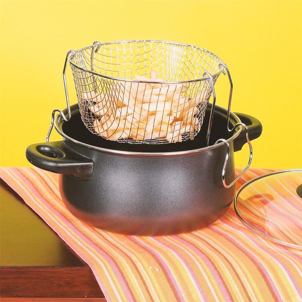 French fries frying basket 18x18 cm
