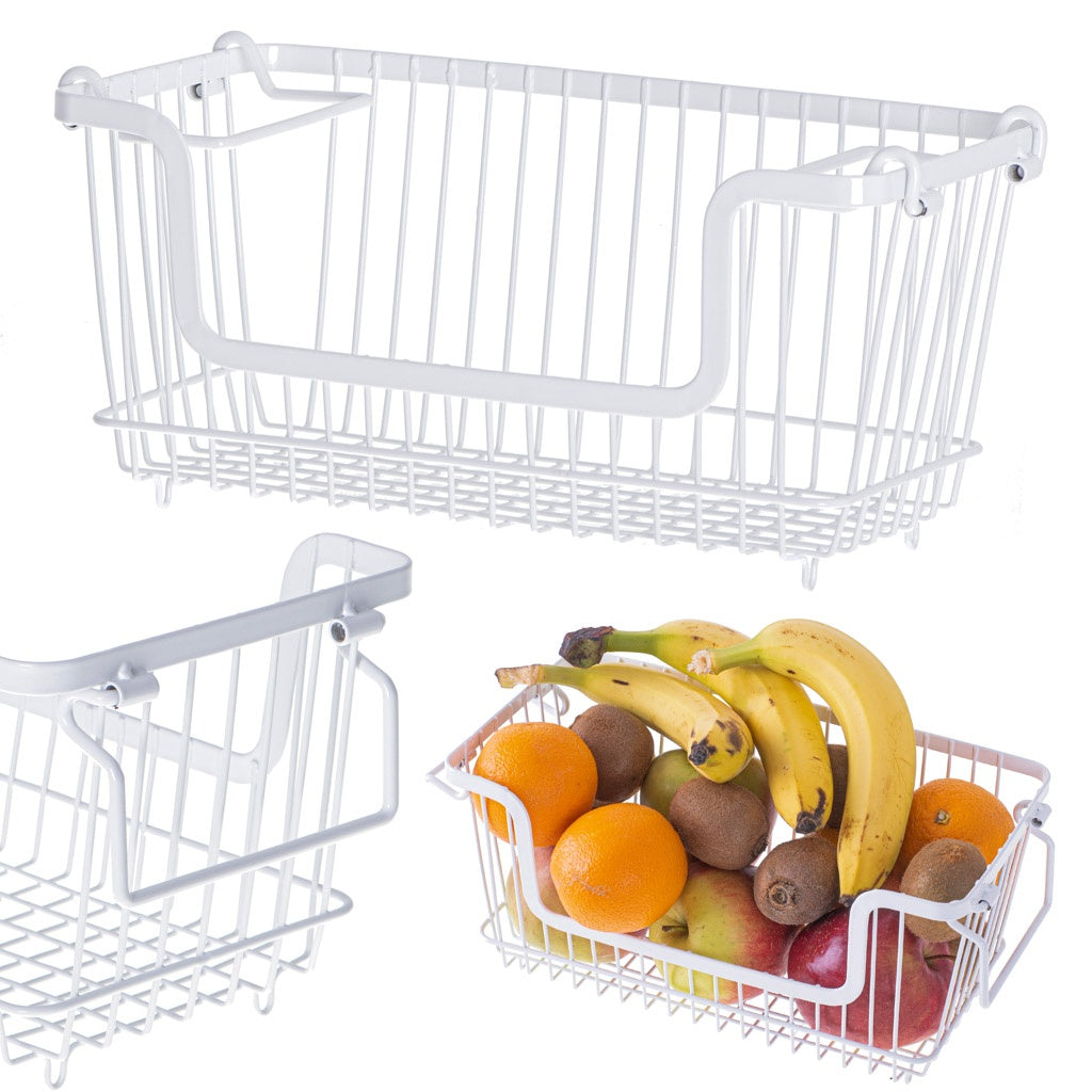 Fruit basket vegetable organiser metal