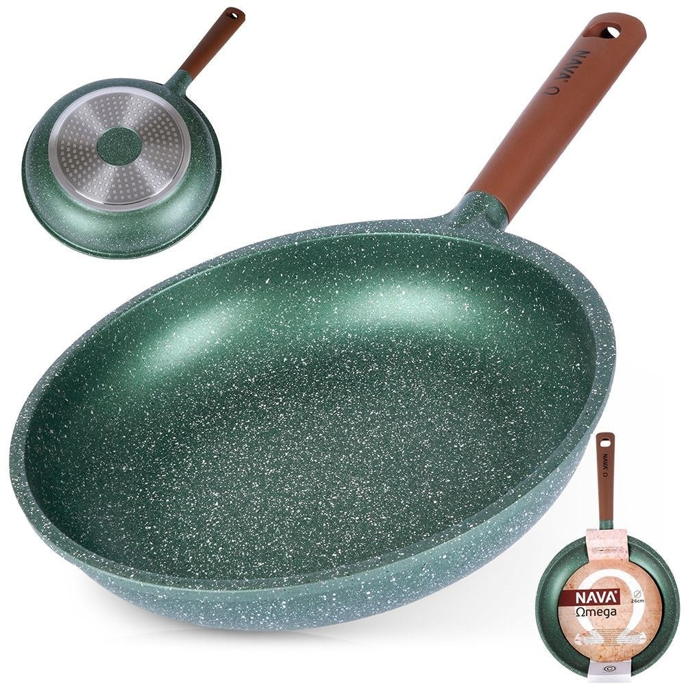 Frying pan with 5 layers, non-stick granite, for all stoves