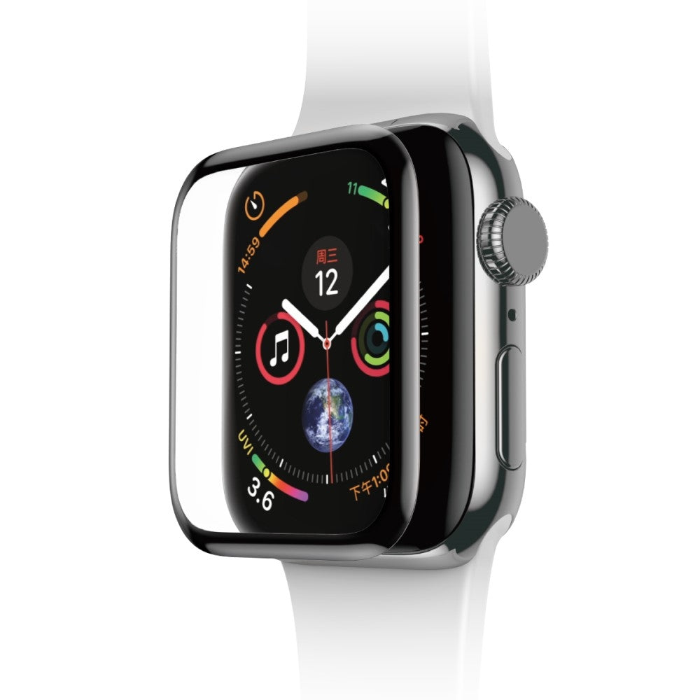 Full Cover Screen Protector 42mm for Apple Watch Series 3/2/1 - Black