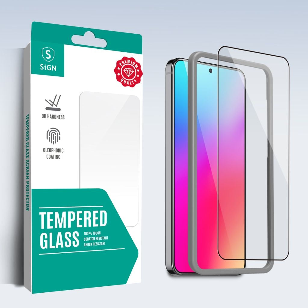 Full Cover Screen Protector for Samsung Galaxy S24 with Mounting Frame
