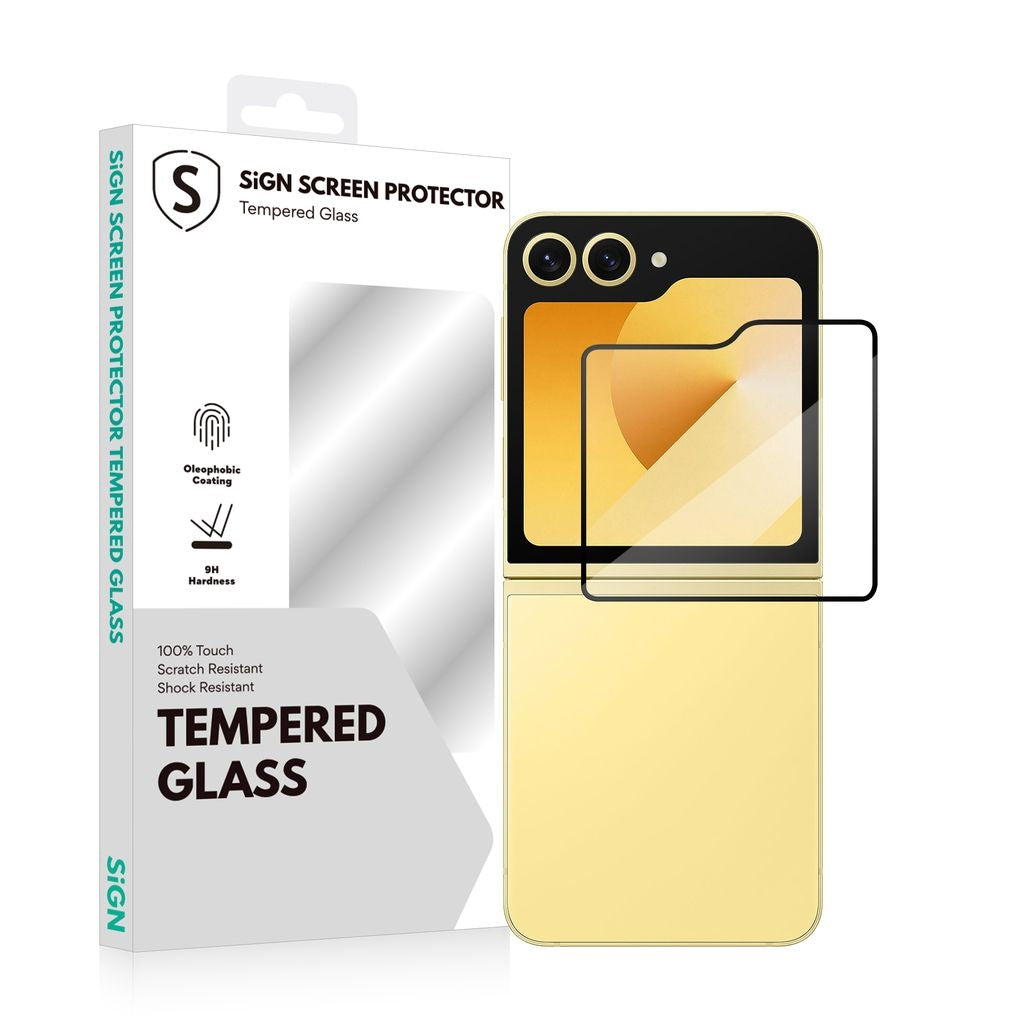 Full Cover Tempered Glass Screen Protector for Samsung Galaxy Z Flip 6