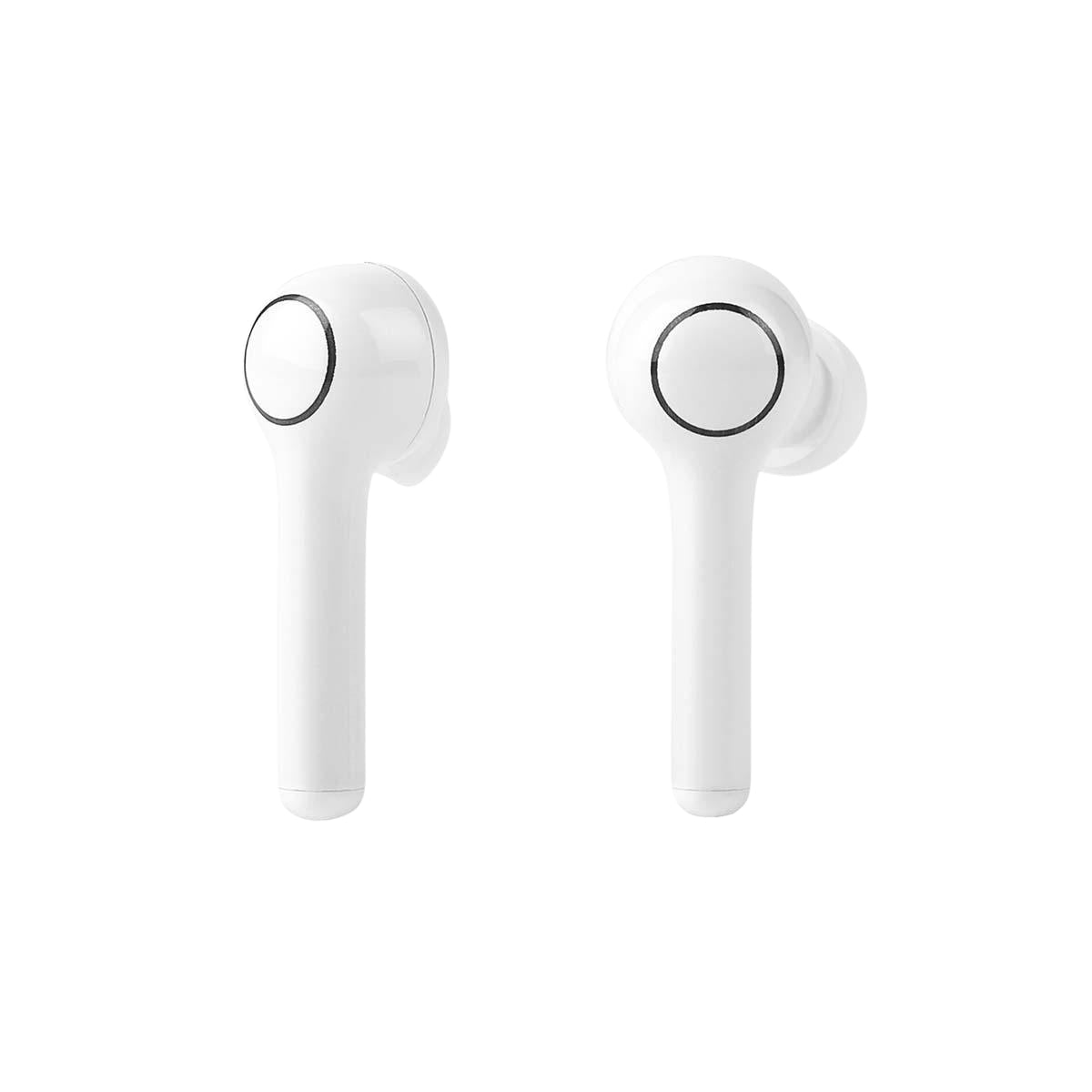Fully Wireless Headphones | Bluetooth® | Maximum battery life: 6 hours | Press Control | Battery cover | Built-in microphone | Support for voice control | White