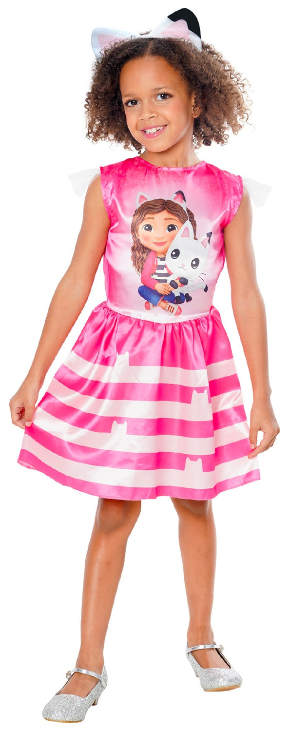 Gabby'S Dollhouse Costume: Dress&Hairband 98-110Cm