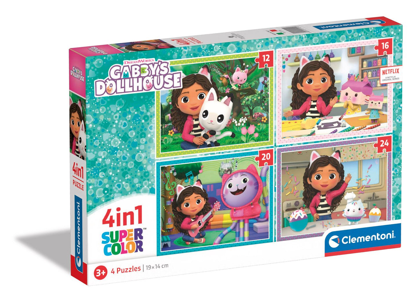 Gabby's Dollhouse 4-in-1 Puzzle Set for Kids