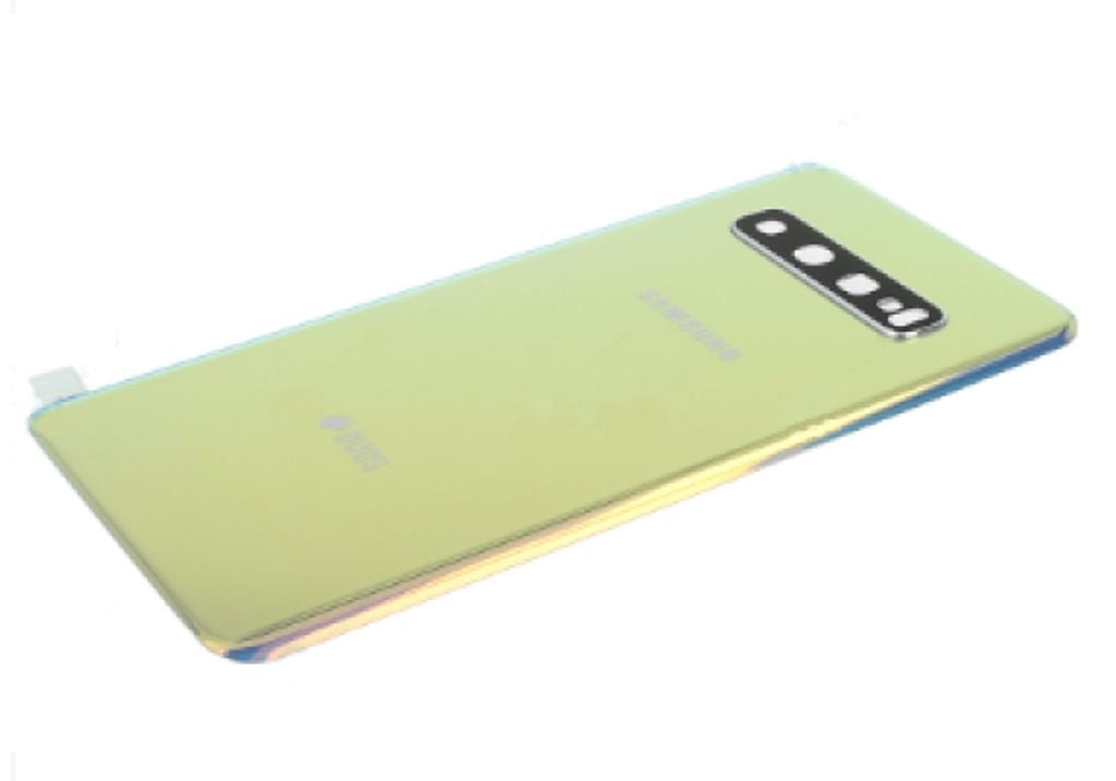 Galaxy S10 Back Cover Yellow Duos