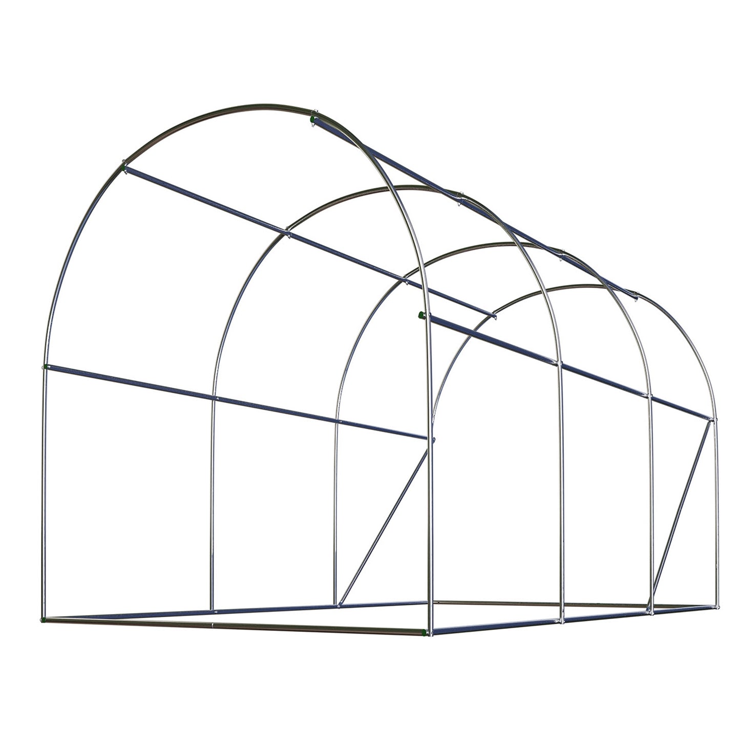 Garden Tunnel Greenhouse 2x2m with 4 Windows