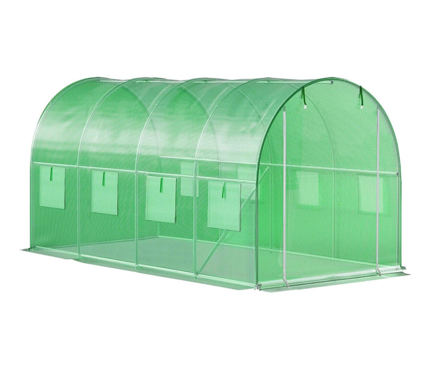 Garden Tunnel Greenhouse 8m² Metal Frame UV Film