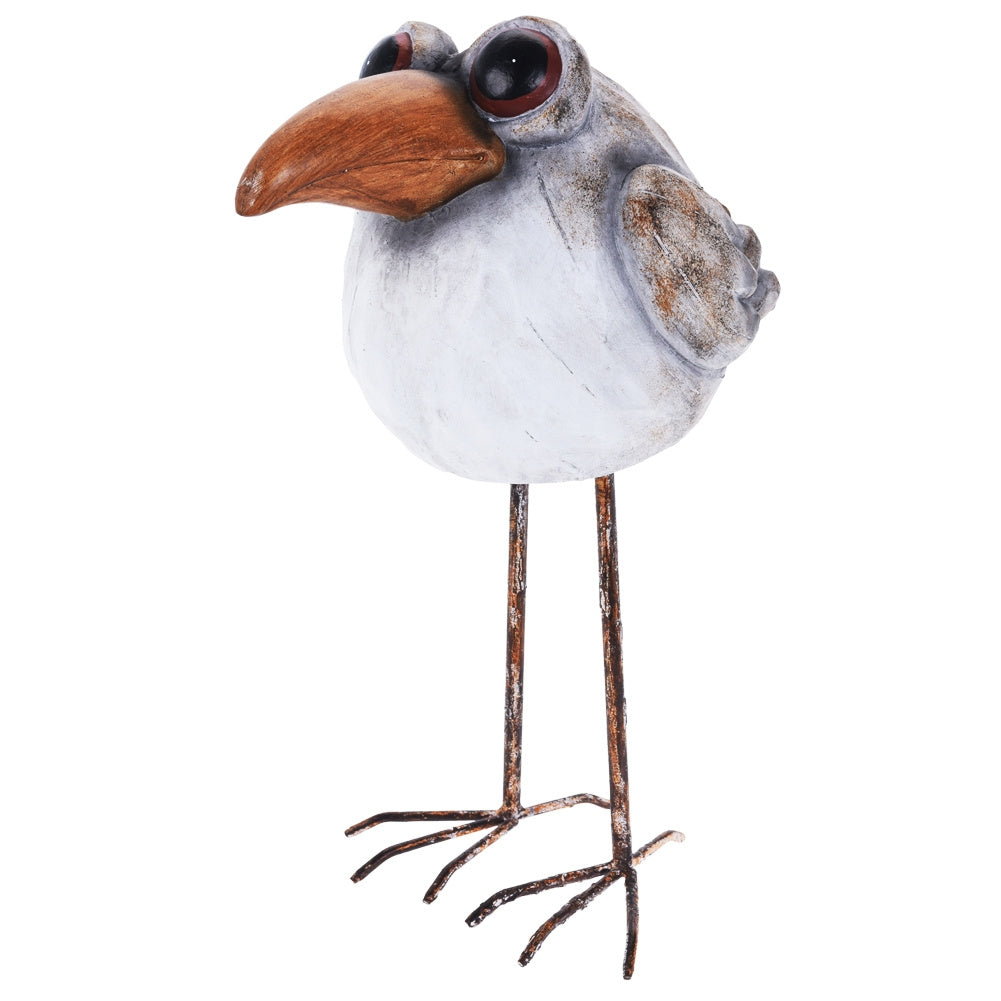 Garden bird in cement - 47 cm high
