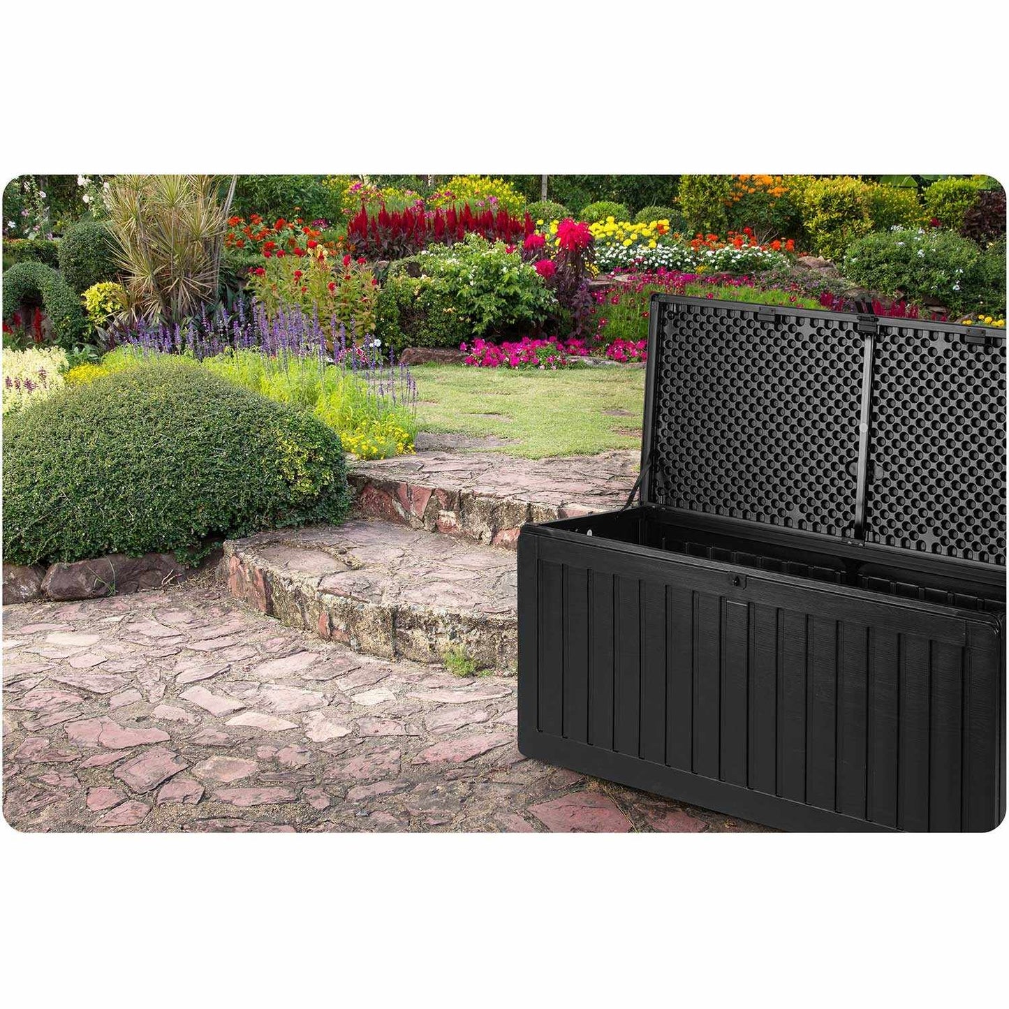 Garden box 109 x 51 x 55 cm 270 liters black