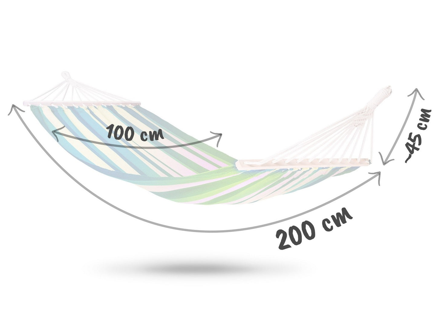 Garden hammock 200 x 100 cm Bahama Single, 1-person