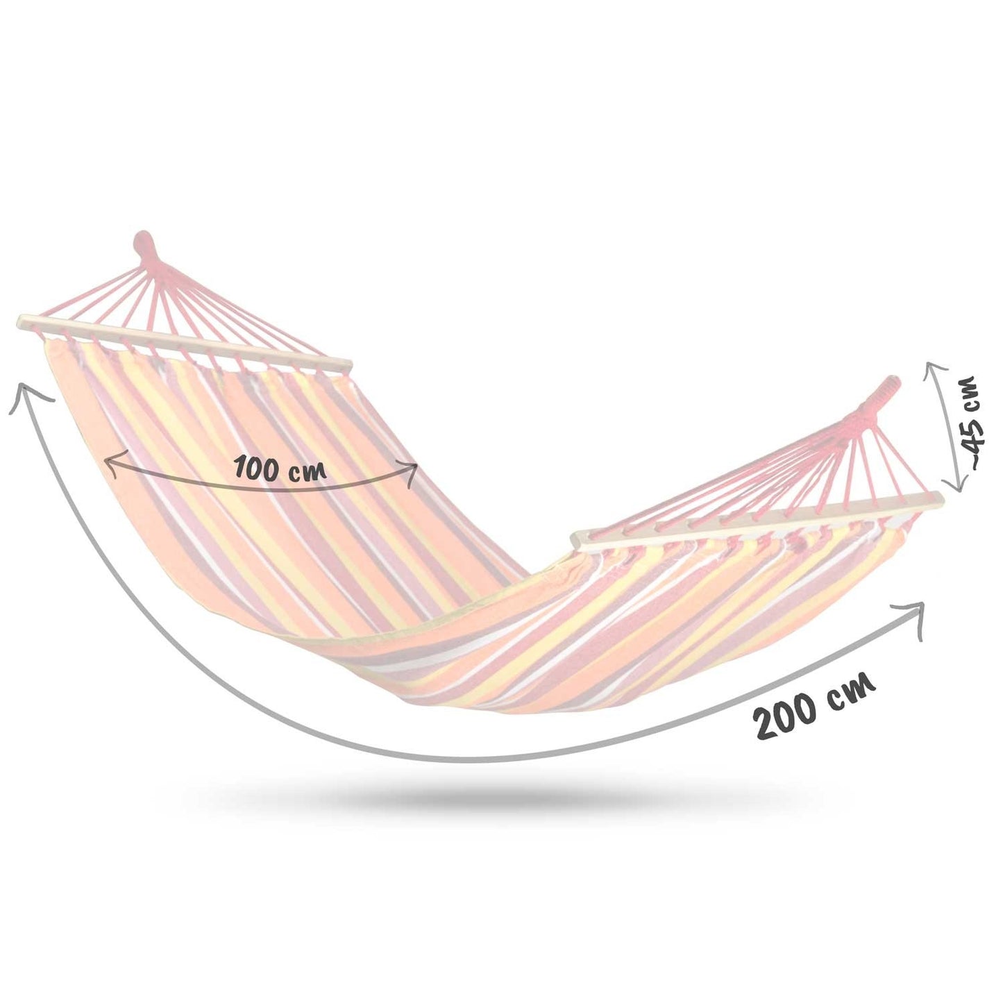 Garden hammock Bahama single red Sofotel