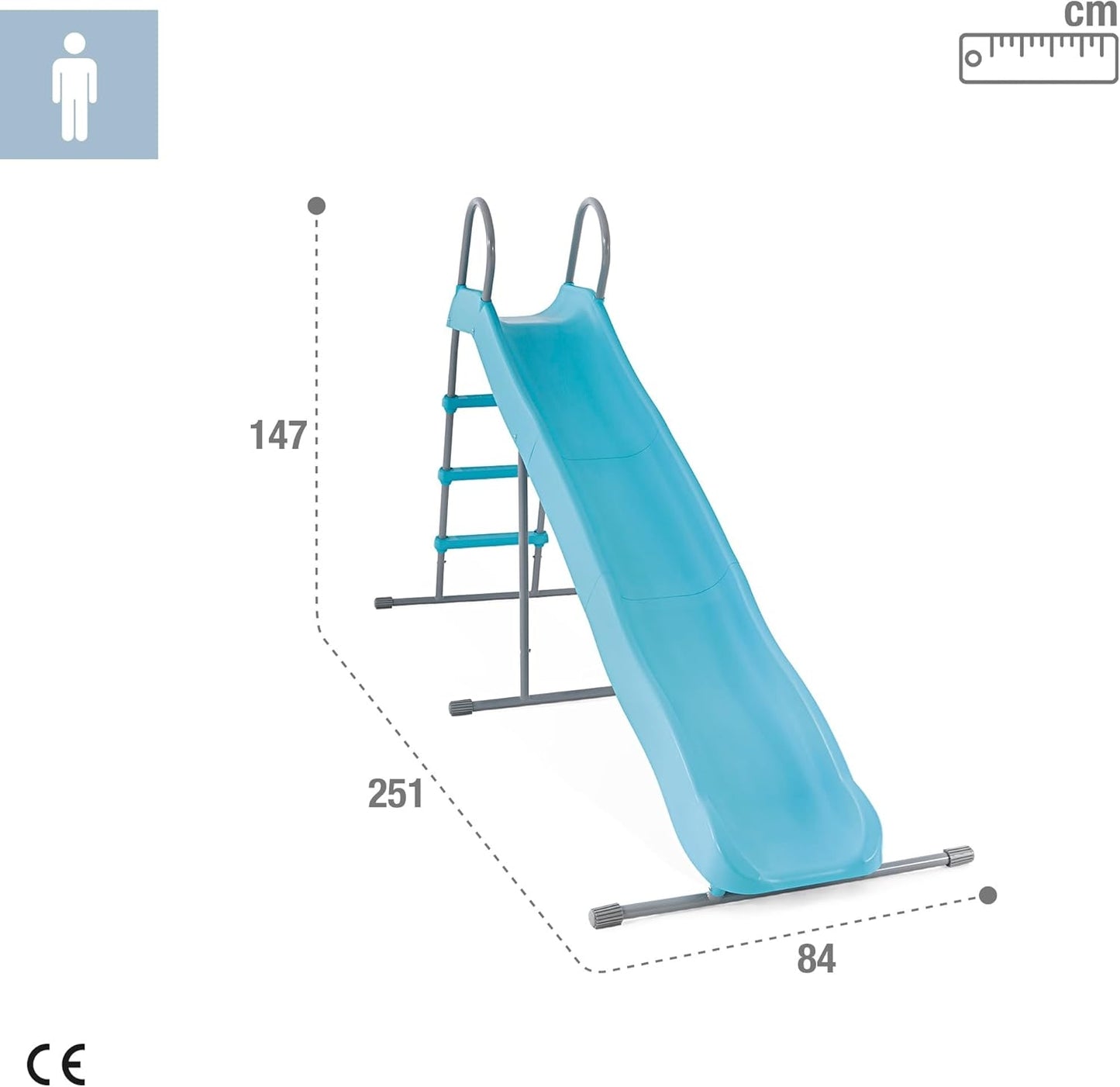 Garden slide for children 244 cm large steel plastic - 44107 INTEX