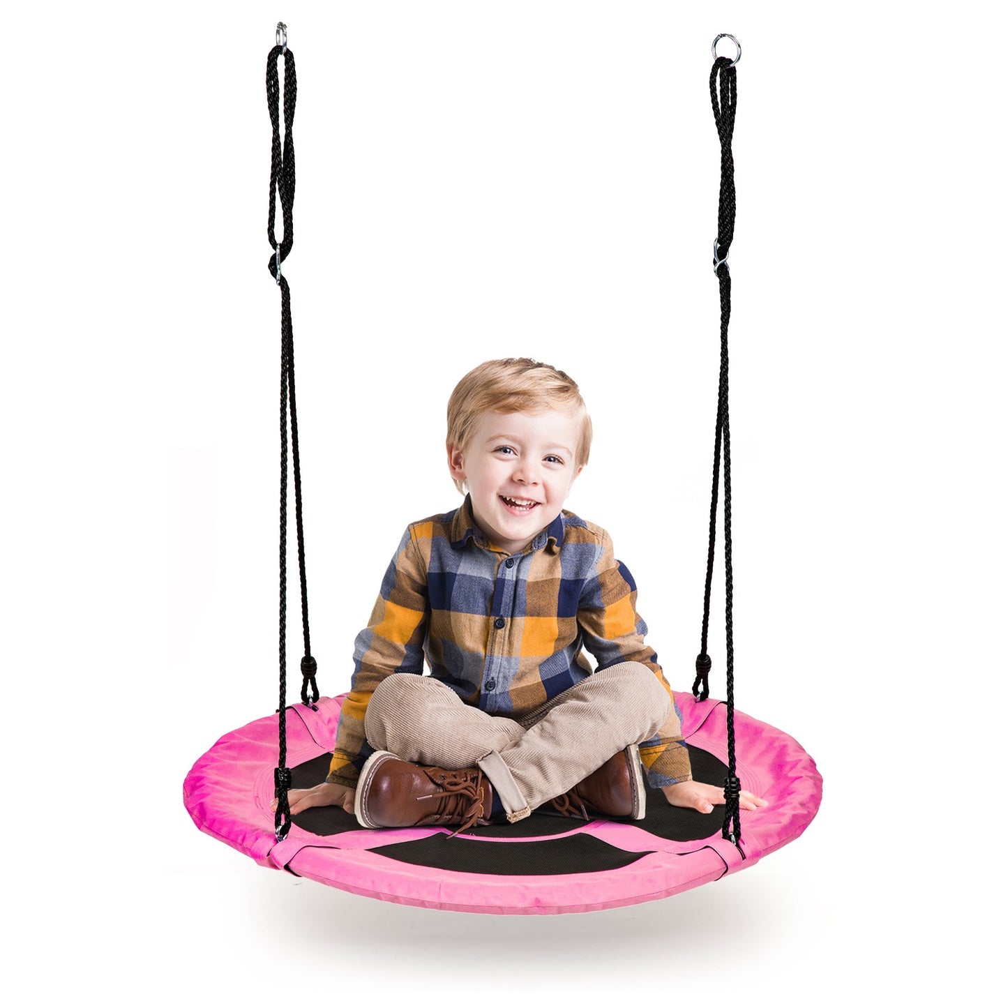 Garden swing stork's nest 100cm ECOTOYS Pink