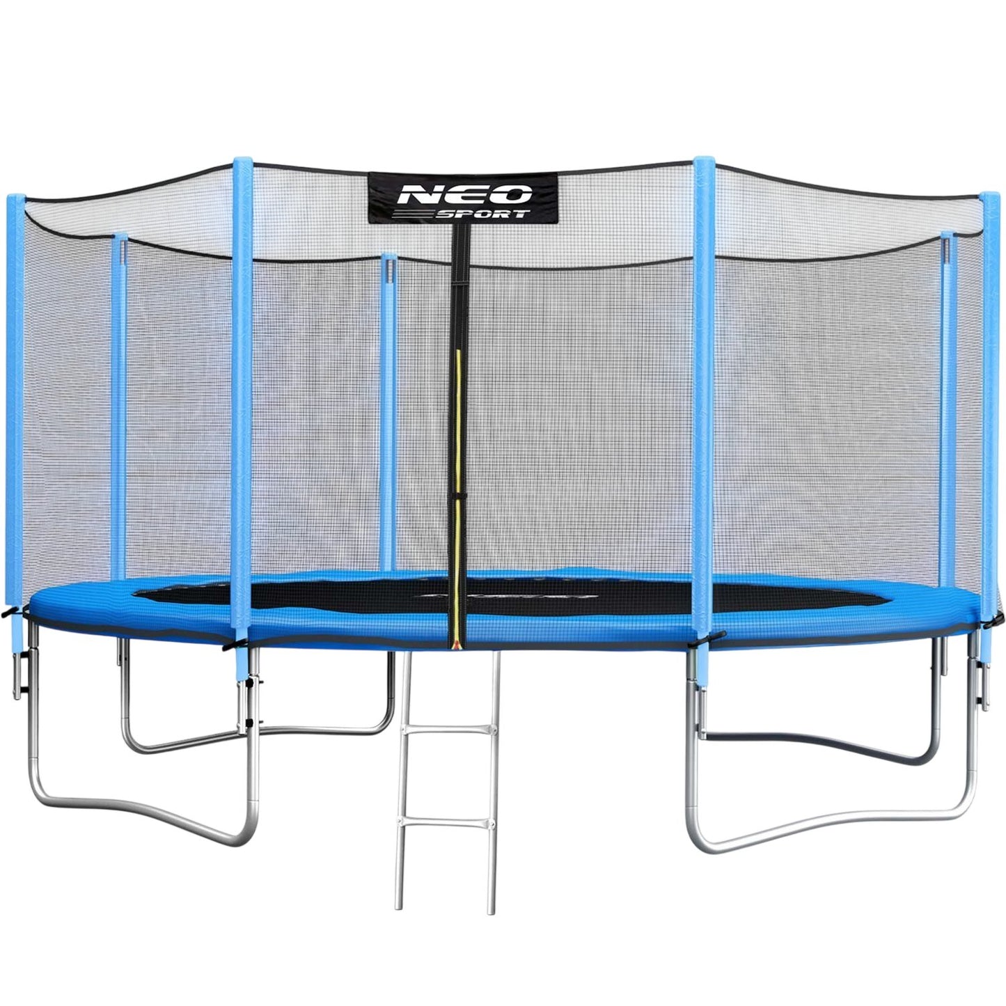 Garden trampoline 13ft/404cm with outer net and ladder from Neo-Sport