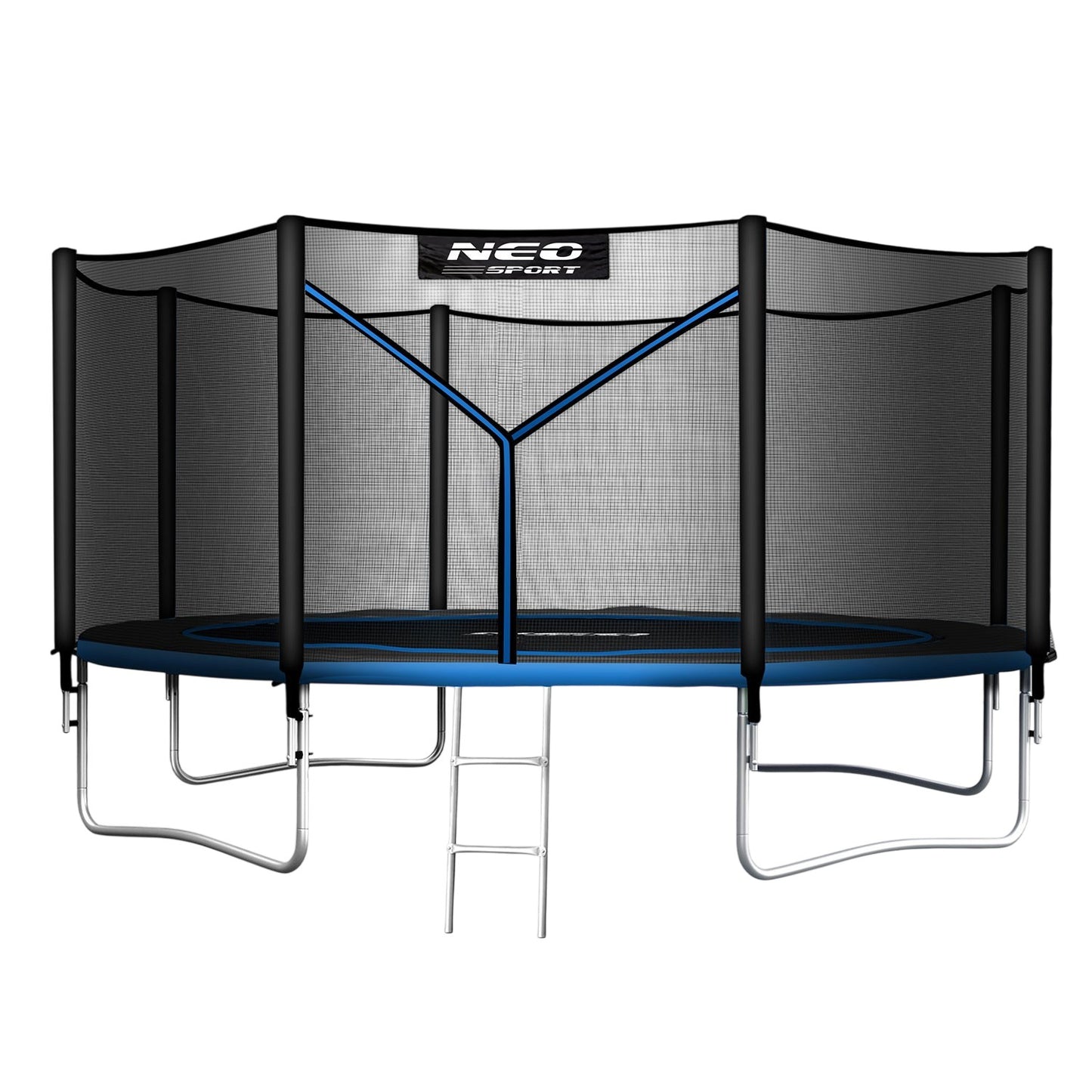 Garden trampoline 14ft/435cm with outdoor net and ladder Neo-Sport