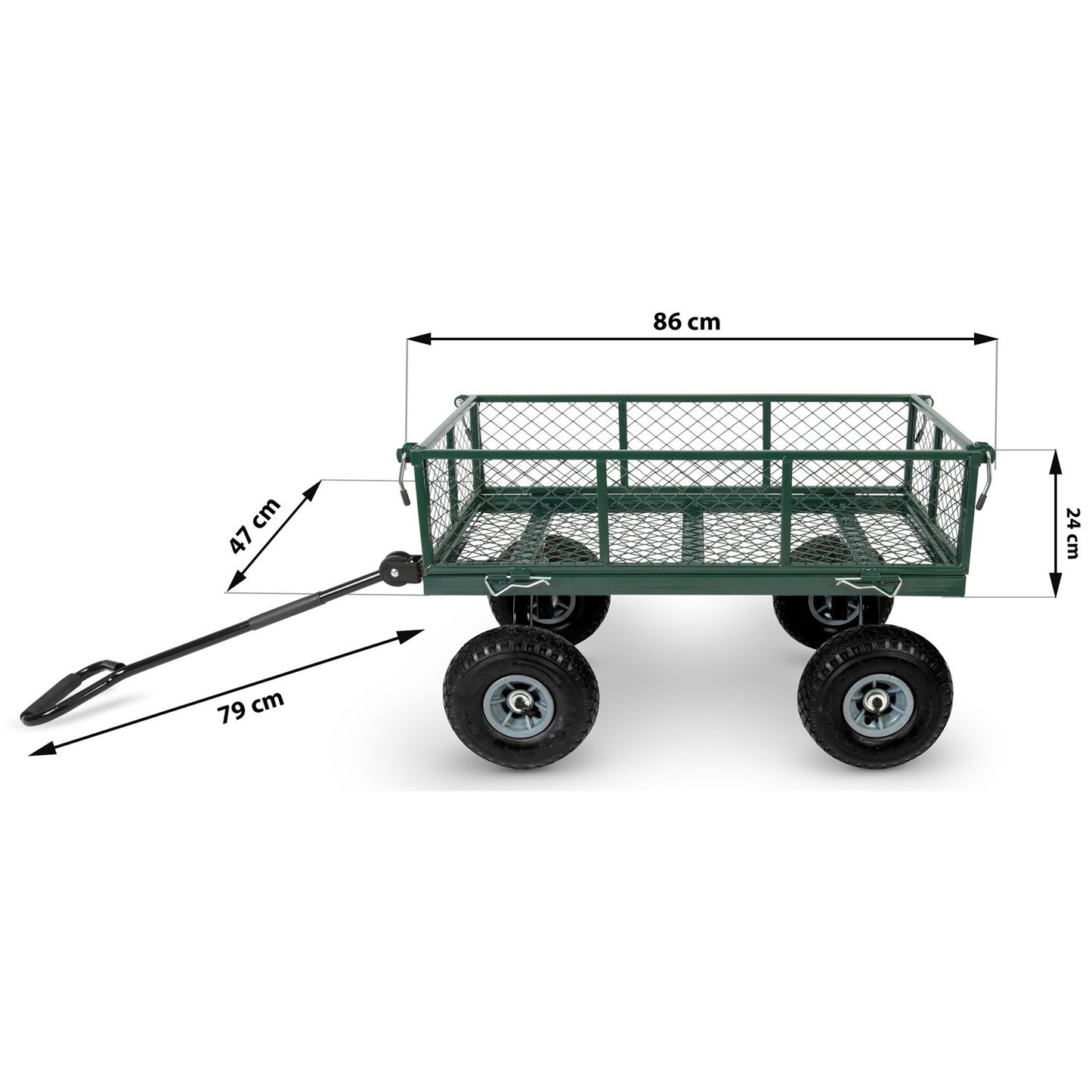Garden trolley with tipping function 100L Humberg HM-509