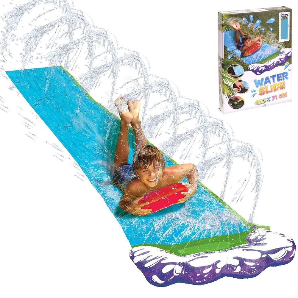 Garden water slide: Easy connection, long-lasting play